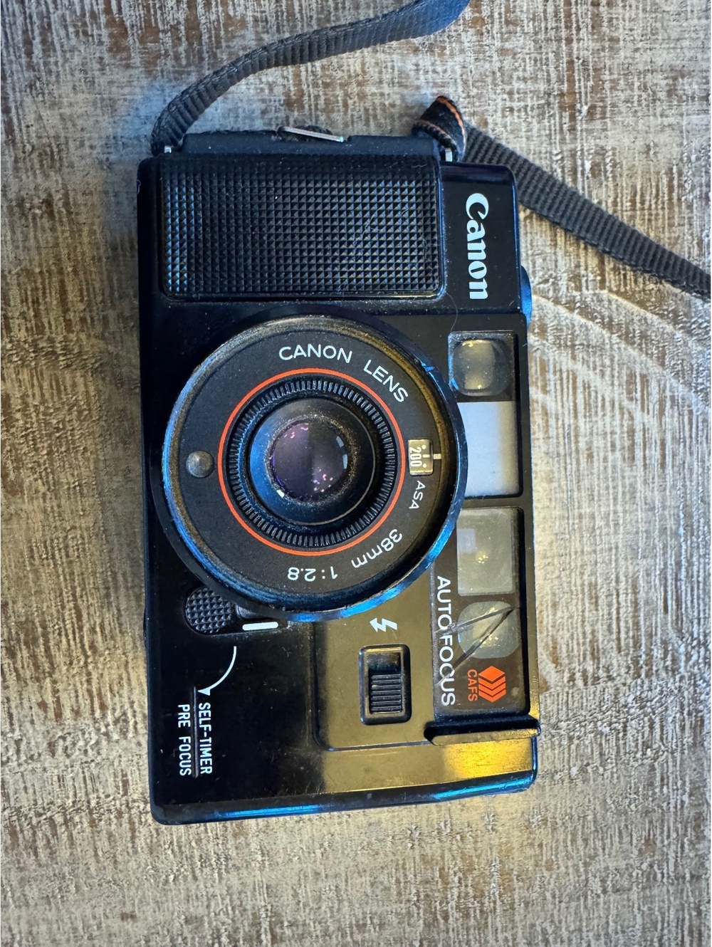 Canon AF35M Sure Shot 35mm Film Camera Parts Repair Powers On